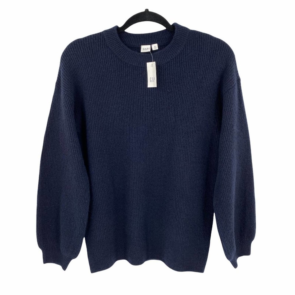 Gap Navy Blue Volume Sleeve Sweater